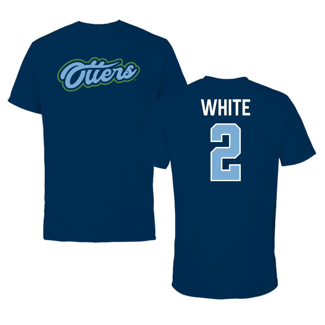 Cal State Monterey Bay Softball Navy Tee - #2 Jaedyn White