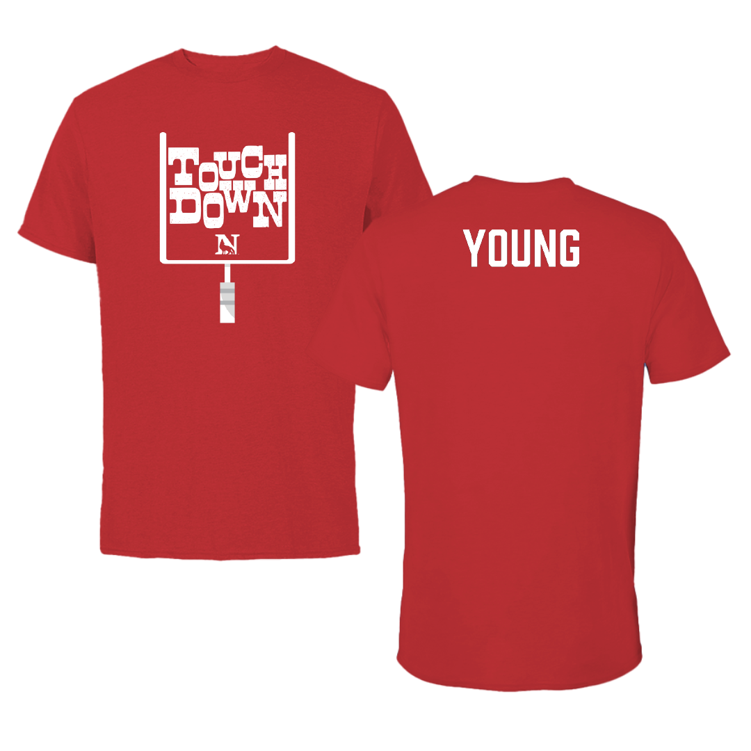 Newberry College Football Red Touchdown Tee - Brett Young