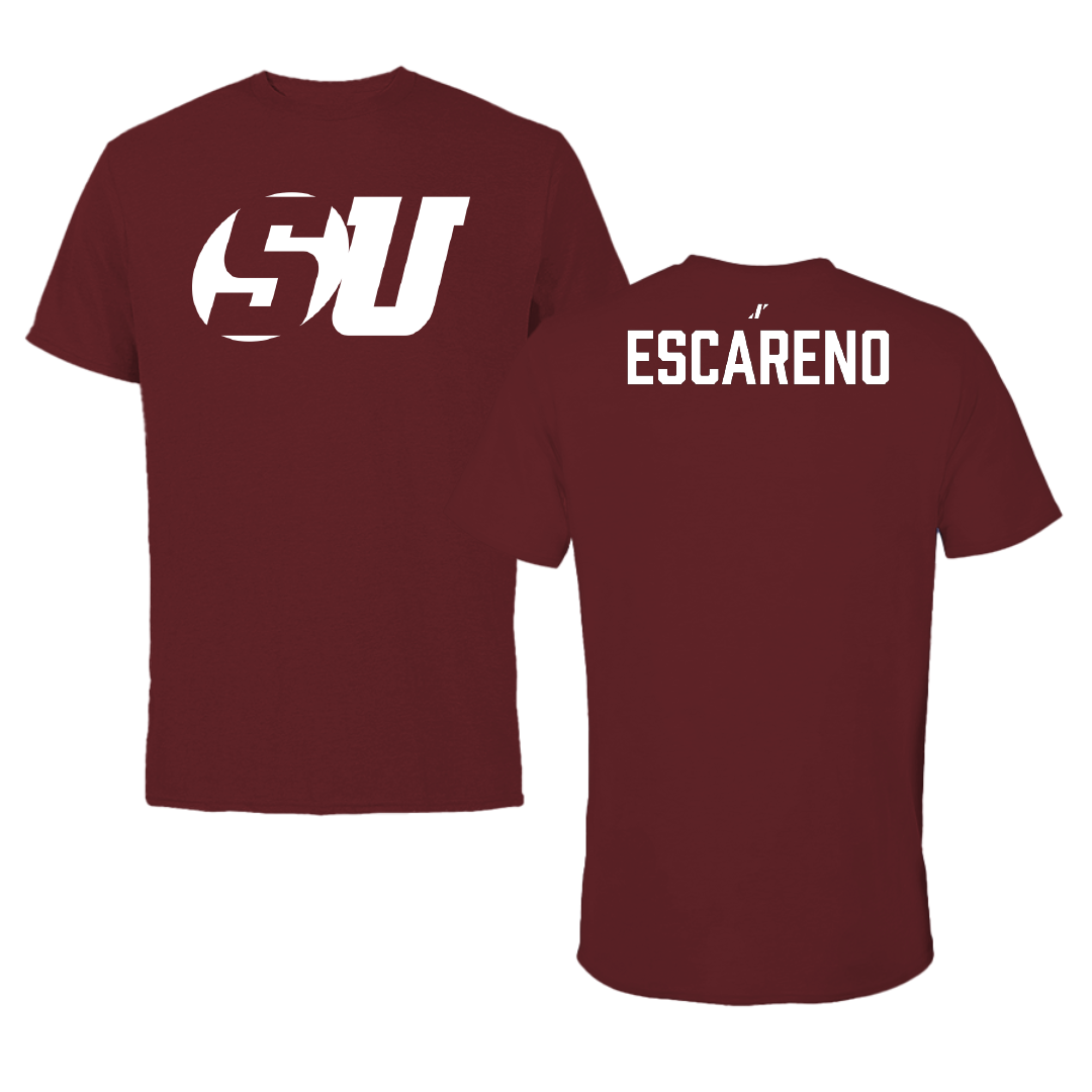 Schreiner University Wrestling (W) Maroon Performance Tee - Alyssa Escareno
