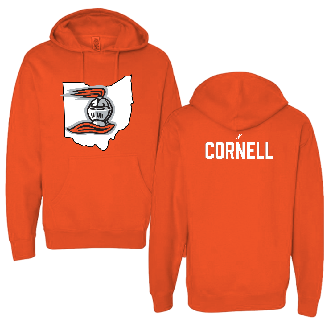 Heidelberg University Wrestling (M) Orange State Hoodie - Josh Cornell