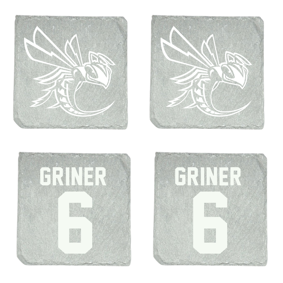 Cedarville University Soccer (W) Stone Coaster (4 Pack)  - #6 Alyssa Griner