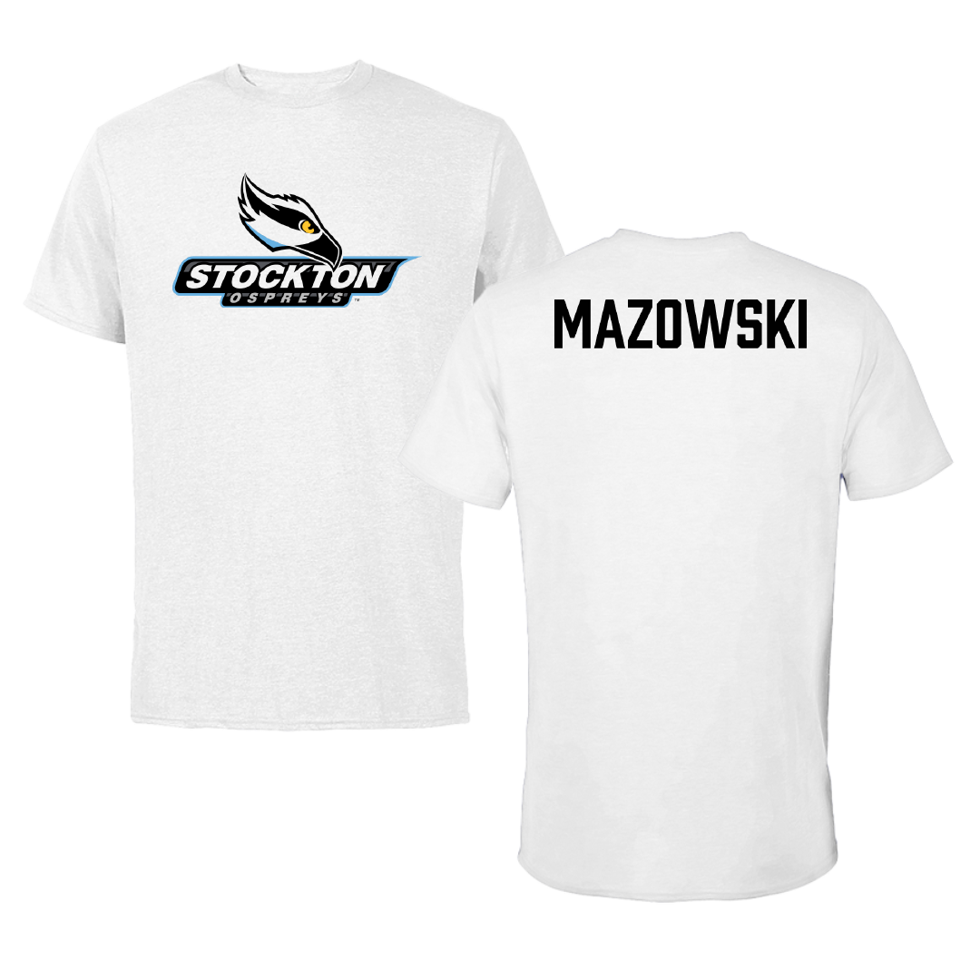 Stockton University Golf (W) White Tee - Sophia Mazowski