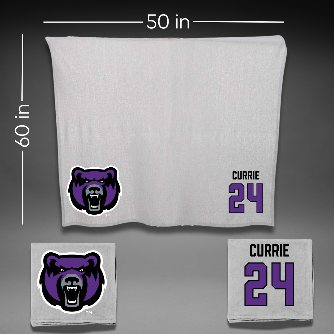 University of Central Arkansas Softball Gray Blanket - #24 Sarah Currie