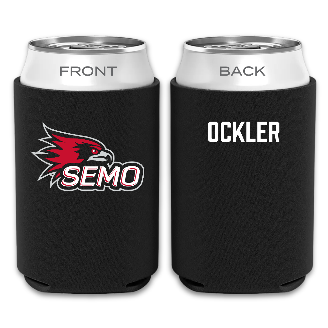 Southeast Missouri State University Gymnastics Black Can Cooler - Lindsay Ockler