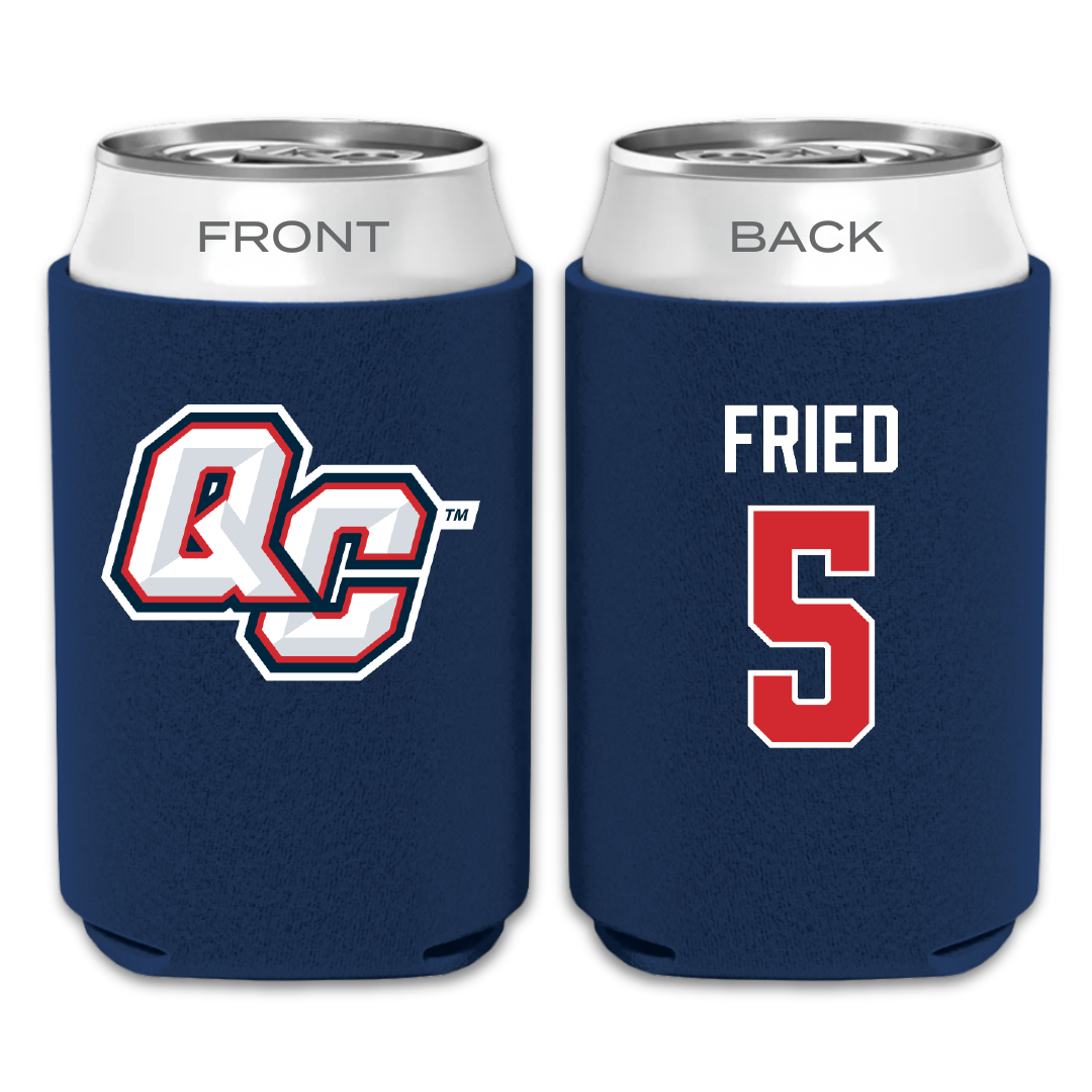 Queens College (New York) Basketball (M) Navy Can Cooler - #5 Lleyton Fried