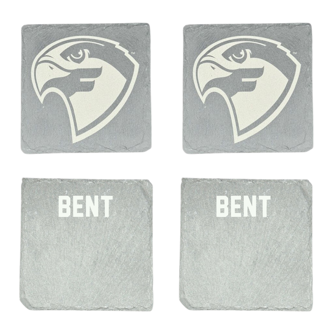 Fairmont State University Golf (M) Stone Coaster (4 Pack)  - Colby Bent