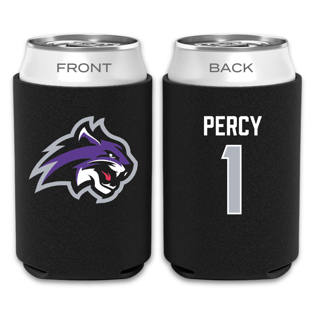 Wiley University Marching Band Black Can Cooler - #1 Deterrius Percy