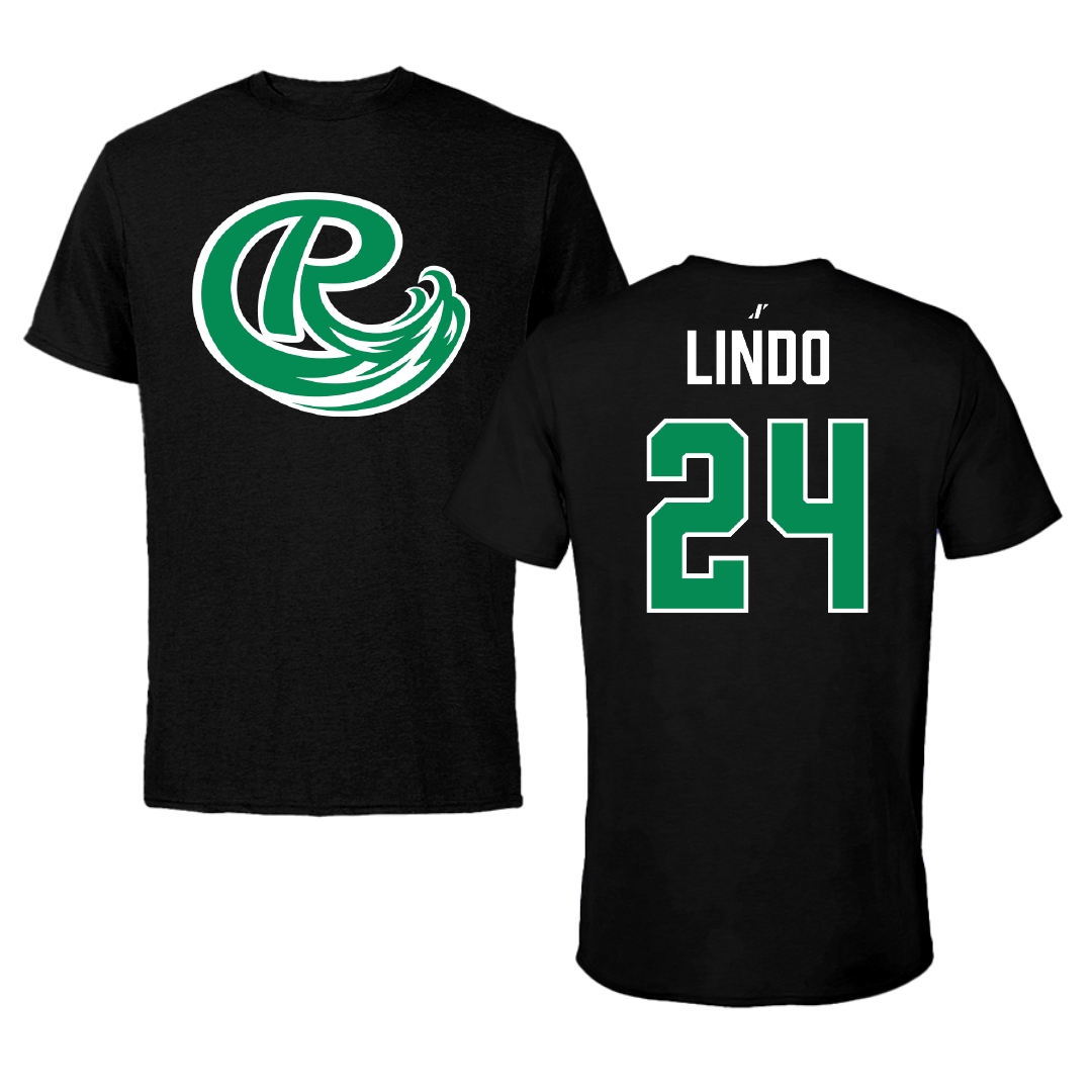 Roosevelt University Basketball Black Tee - #24 Isabel Lindo