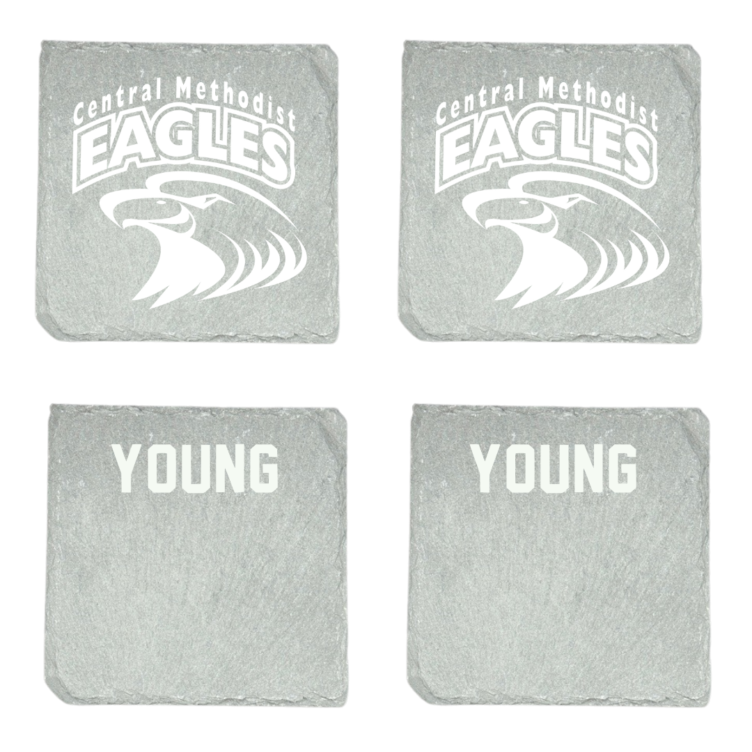 Central Methodist University TF and XC Stone Coaster (4 Pack)  - CJ Young