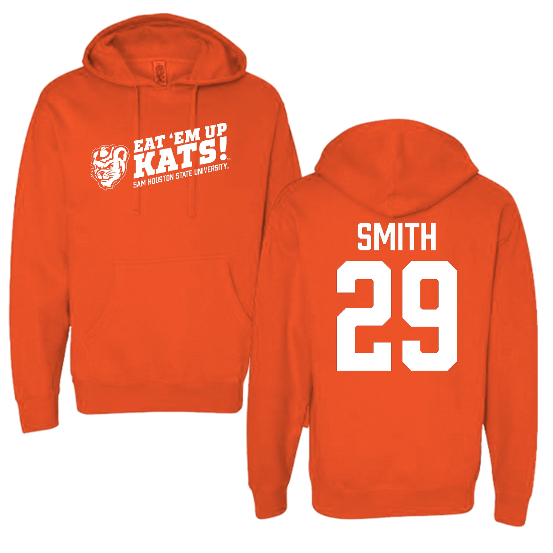 Sam Houston State University Football Orange General Hoodie - #29 Lyric Smith