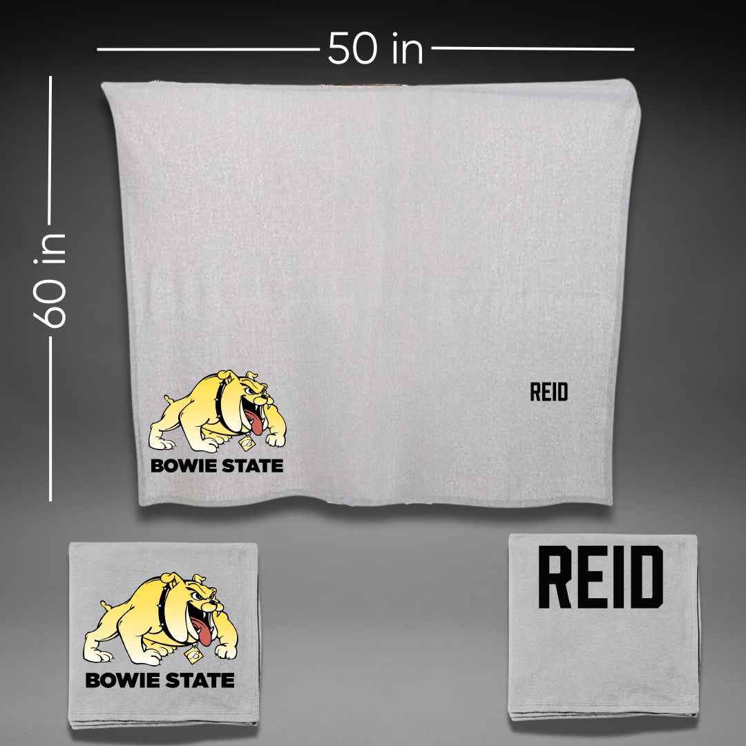 Bowie State University TF and XC Gray Blanket - Breanna Reid