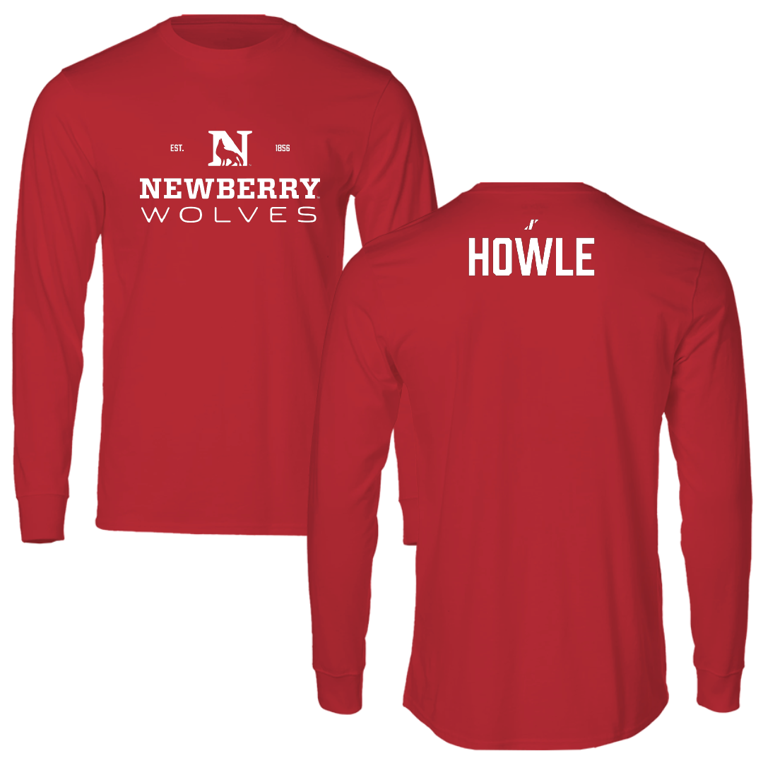 Newberry College TF and XC Red General Performance Long Sleeve - Addison Howle