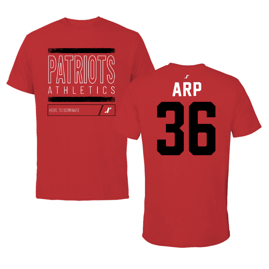 Dallas Baptist University STUNT Red Dominate Performance Tee - #36 Ashtyn Arp