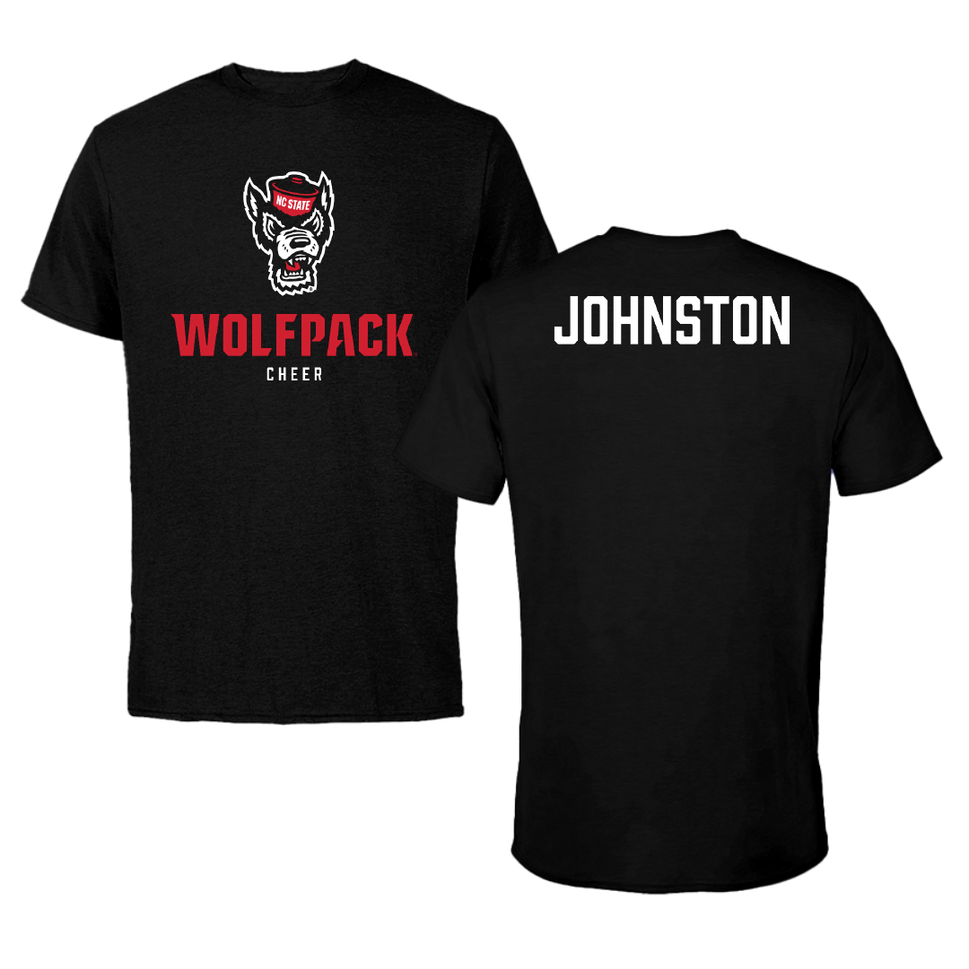 North Carolina State University Cheer Black Wolfpack Tee - Chris Johnston