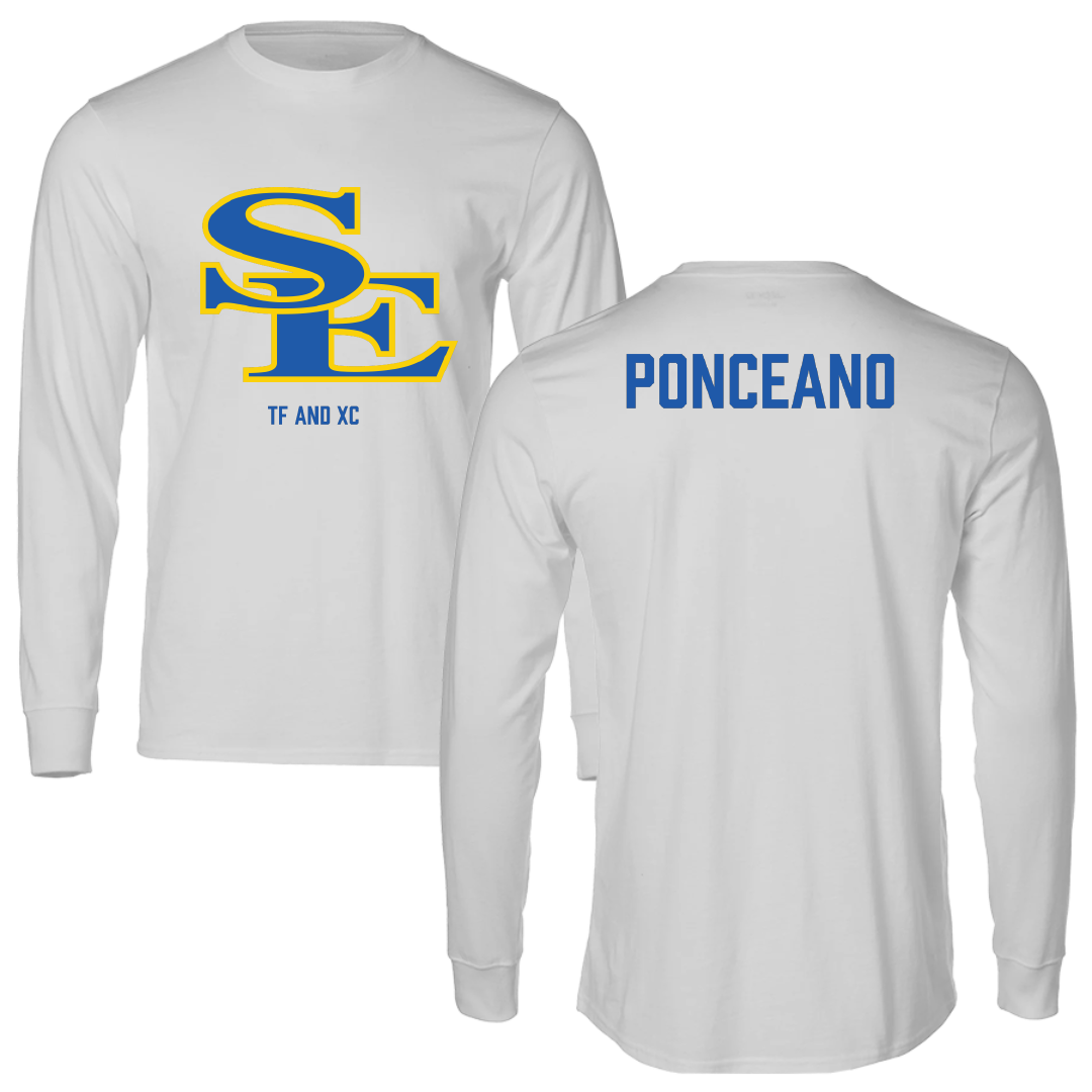 Southeastern Oklahoma State University TF and XC Light Gray Long Sleeve - Marcy Ponceano