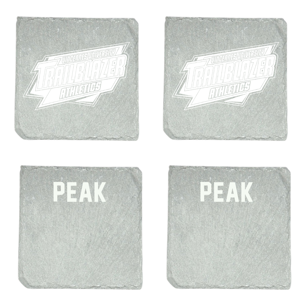 Vincennes University TF and XC Stone Coaster (4 Pack)  - Bryce Peak