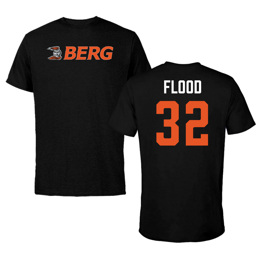 Heidelberg University Basketball (M) Black Performance Tee - #32 Connor Flood