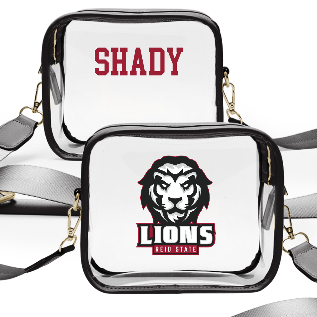 Reid State Community College Golf (M) Black Clear Stadium Bag - Jeremiah Shady