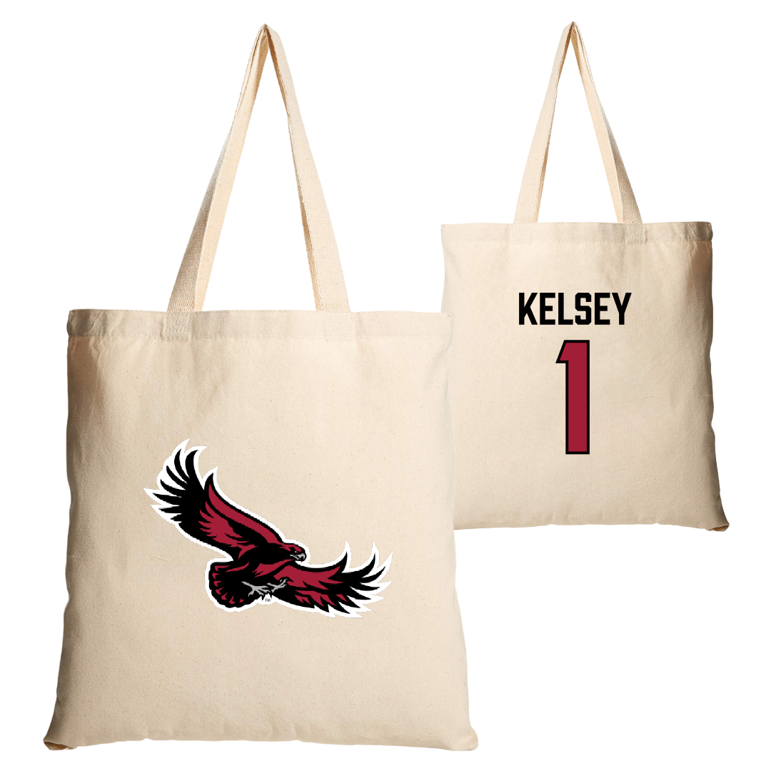 Saint Joseph's University Baseball Tan Canvas Tote Bag - #1 Alex Kelsey