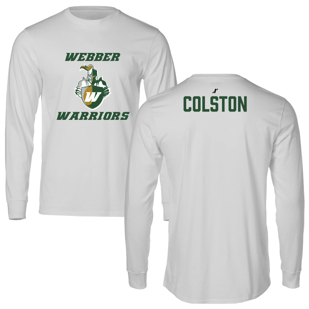 Webber International University Bowling Light Gray Long Sleeve - Jayvion Colston