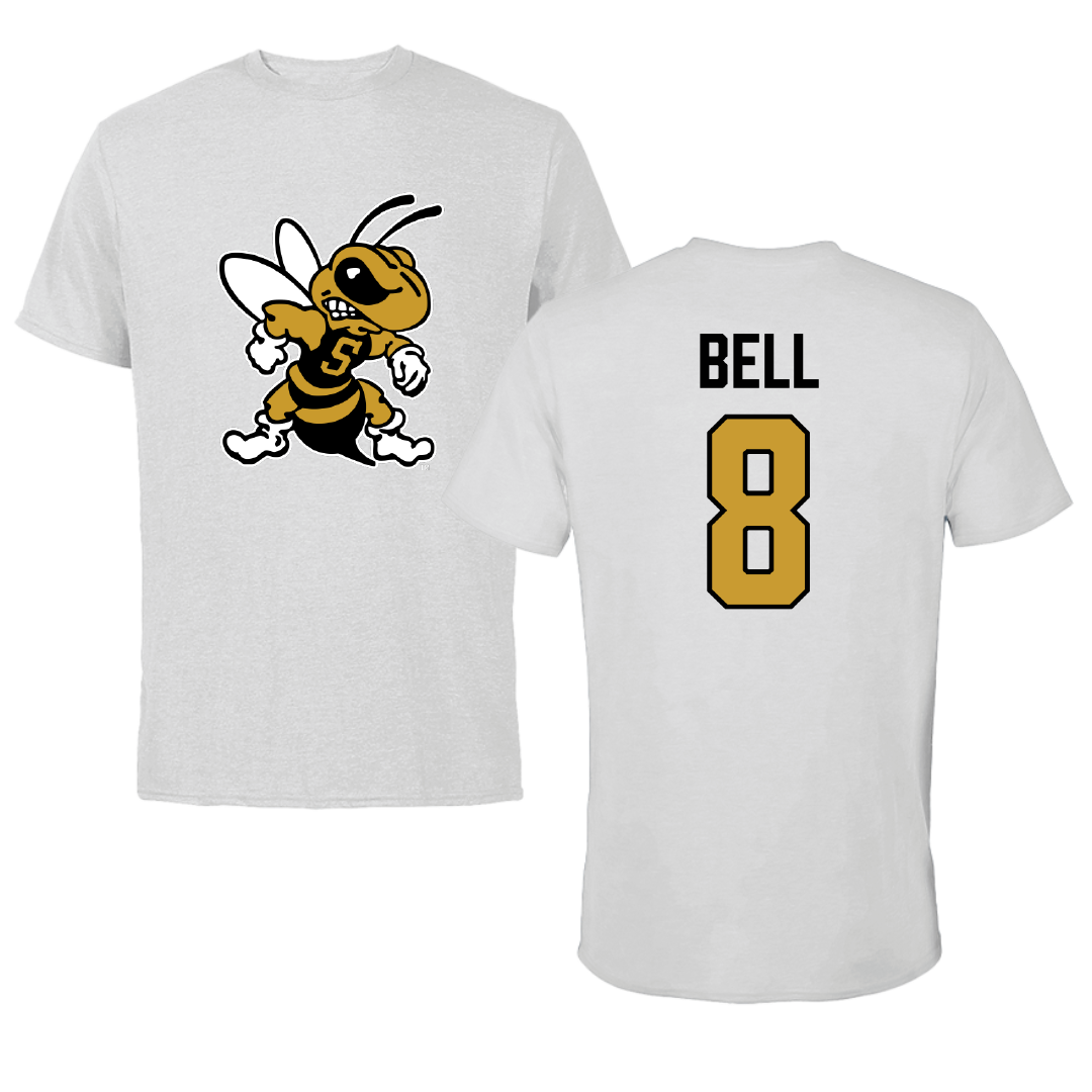 West Virginia State University Softball Light Gray Performance Tee - #8 Olivia Bell