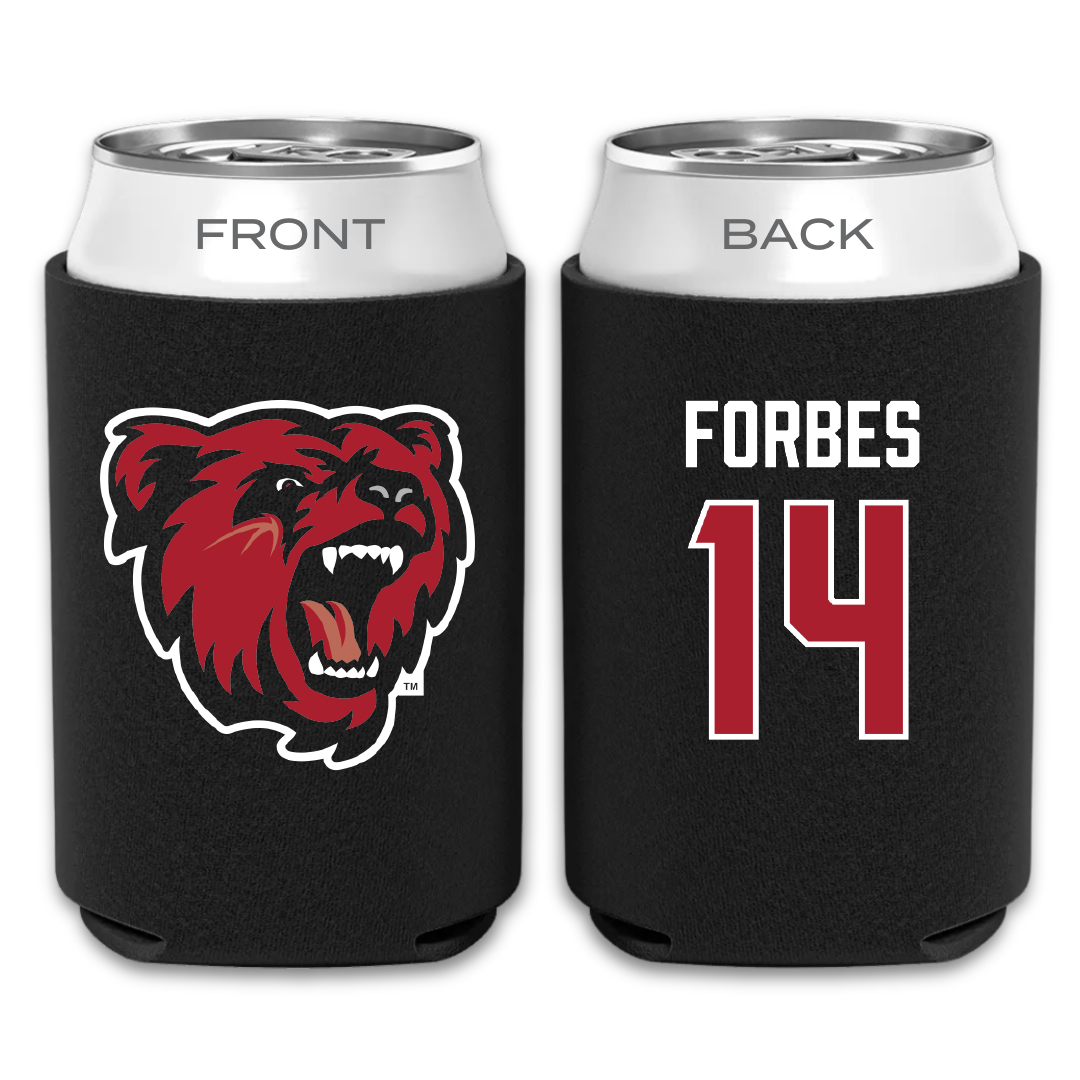 Bridgewater State University Baseball Black Can Cooler - #14 Deshaughn Forbes