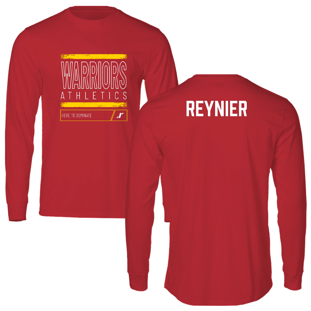 Stanislaus State TF and XC Red Dominate Long Sleeve - Risa Reynier