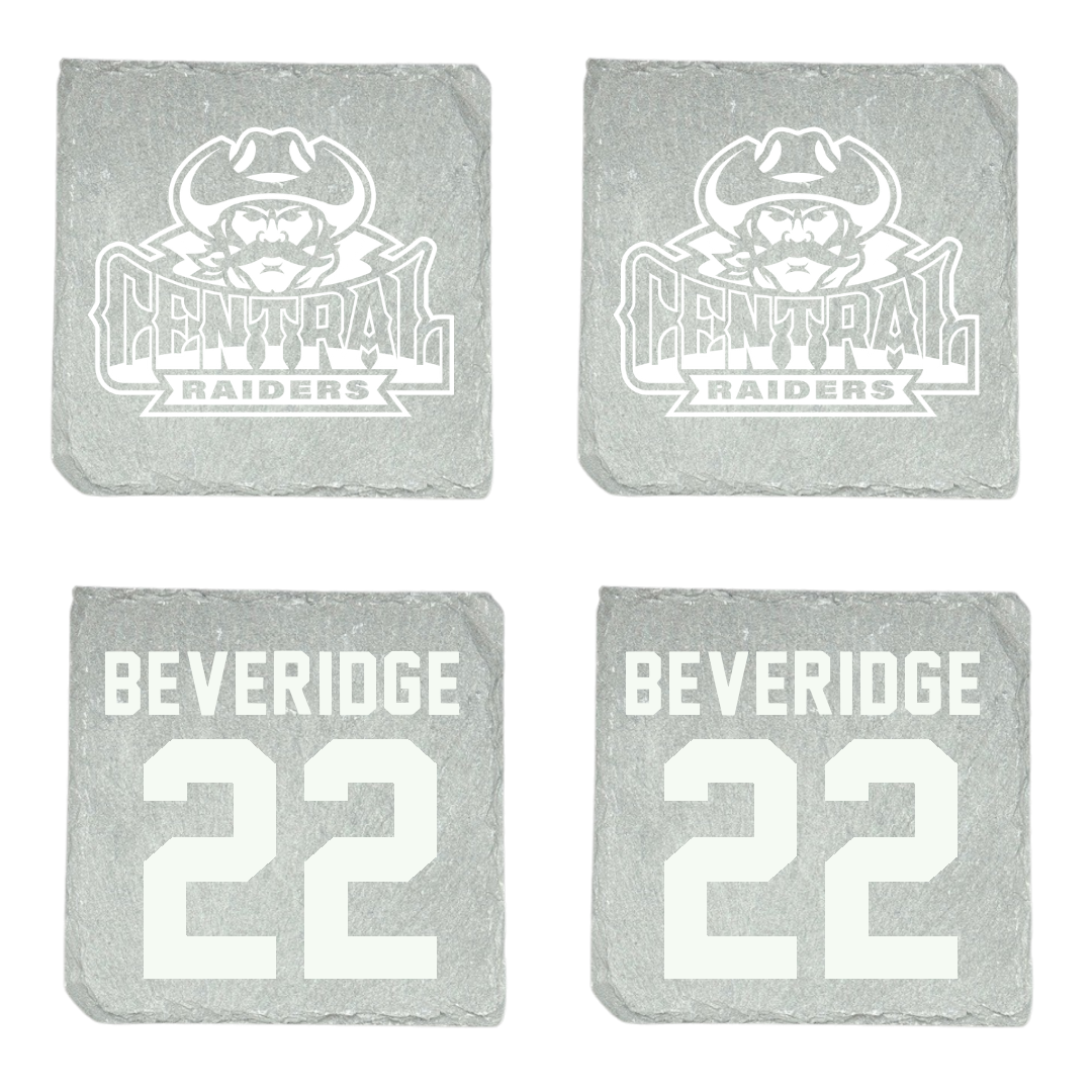 Central Community College at Columbus Soccer (M) Stone Coaster (4 Pack)  - #22 Ellis Beveridge