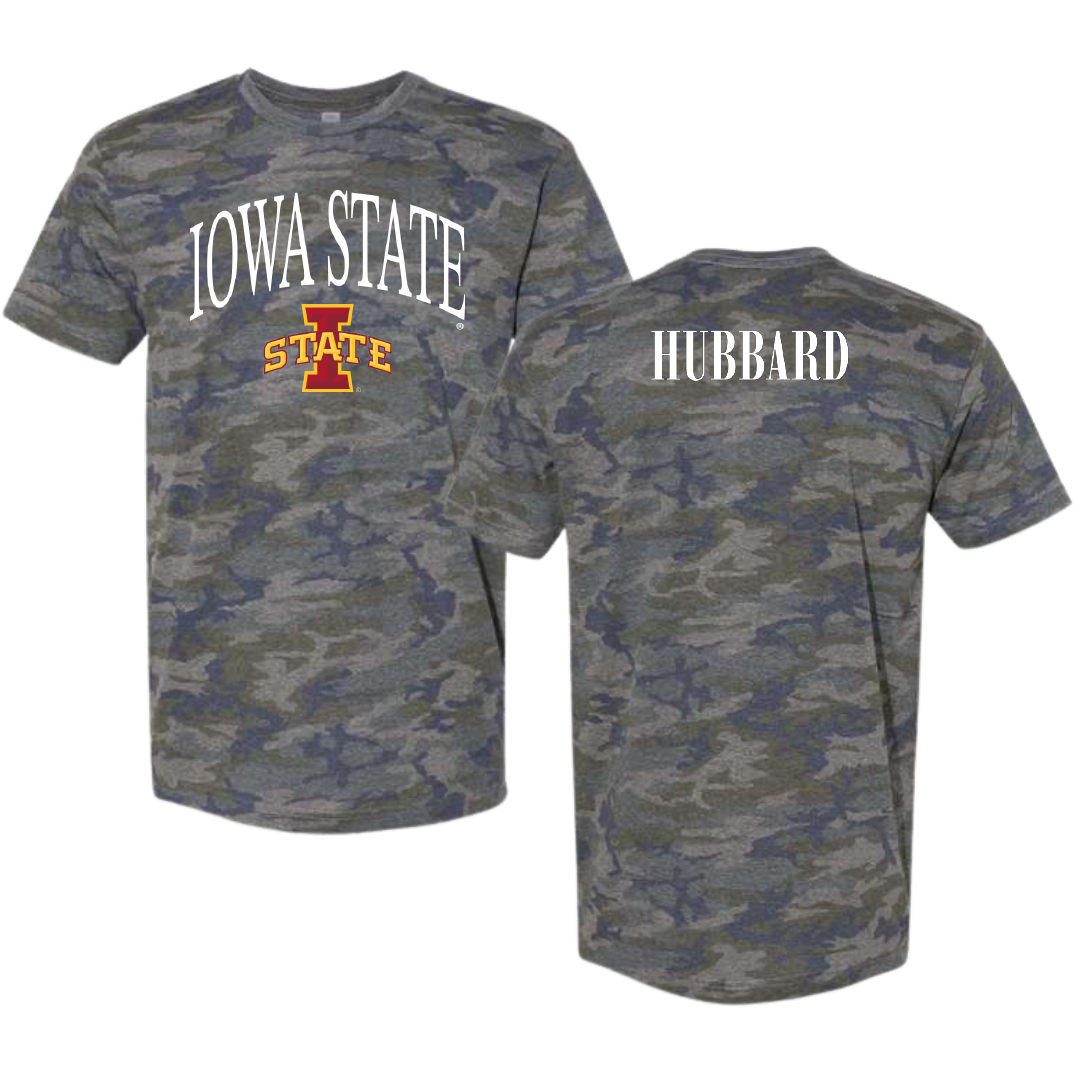 Iowa State University TF and XC Vintage Camo Tee - Camryn Hubbard
