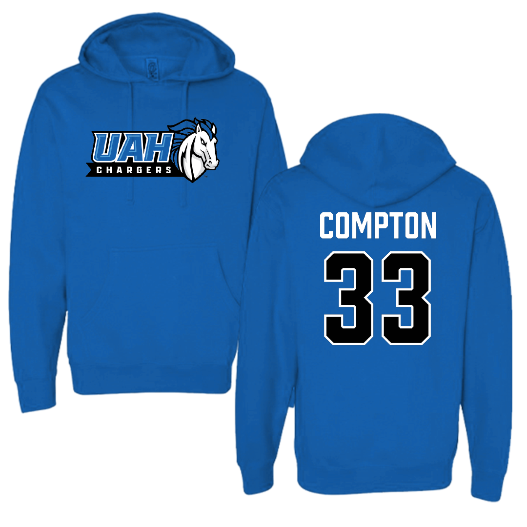 Huntsville Baseball Blue Hoodie - #33 Nick Compton