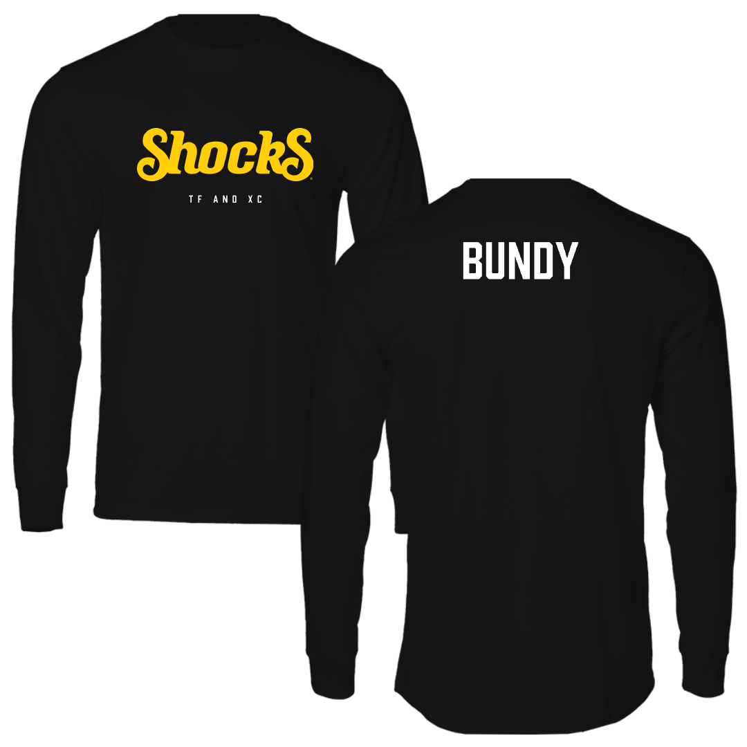 Wichita State University TF and XC Black Performance Long Sleeve - Anna Bundy