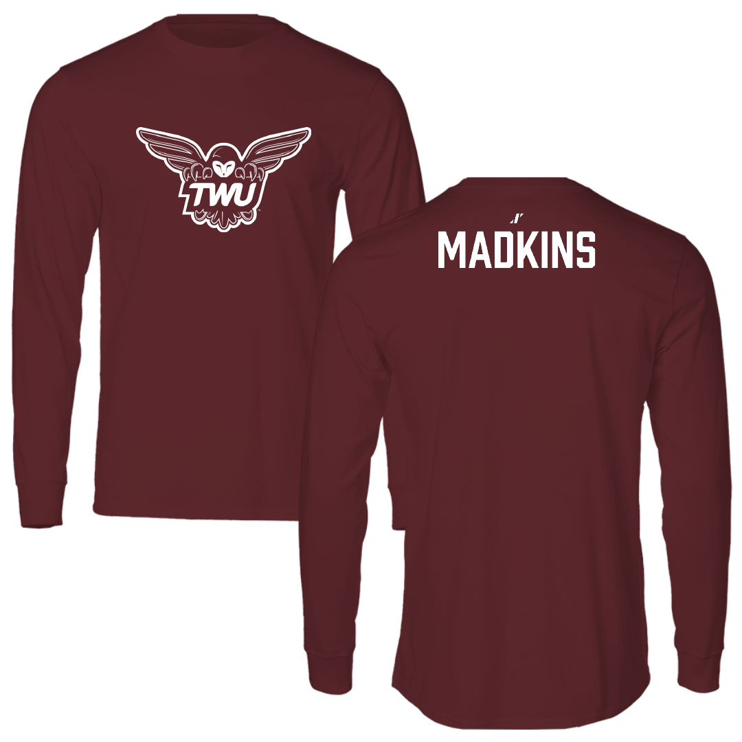 Texas Woman's University Dance Maroon Long Sleeve - Kendall Madkins