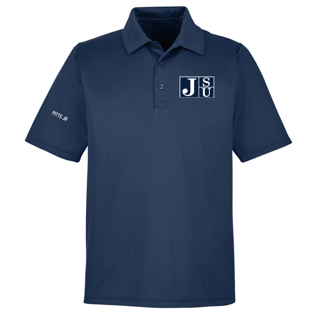 Jackson State University TF and XC Navy Polo - Sedgwrick Pitts Jr
