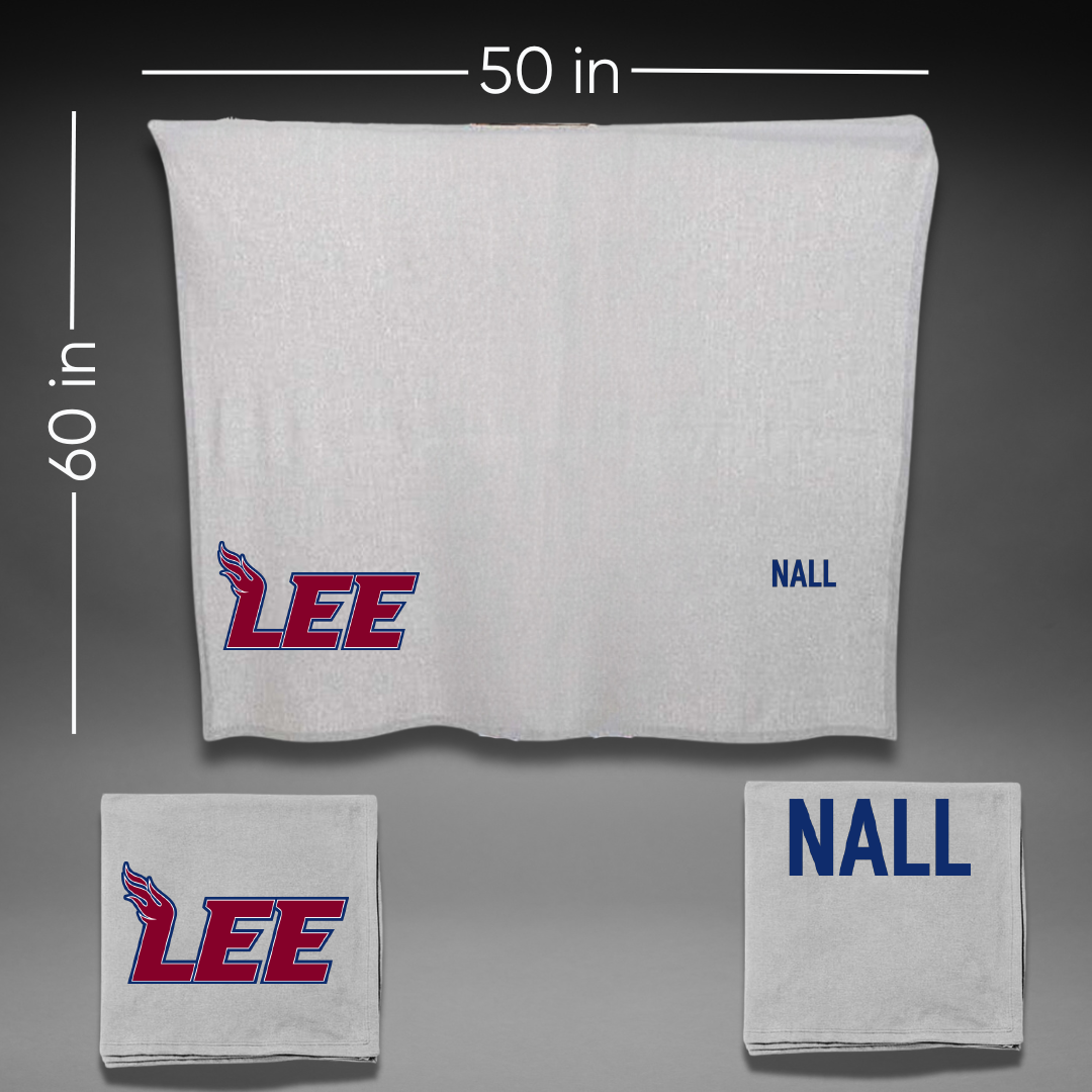 Lee University Golf Gray Blanket - Hannah Nall