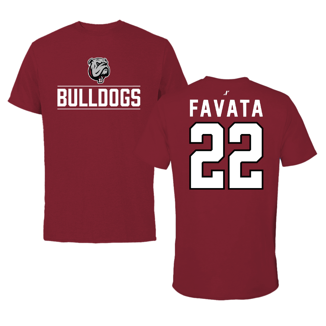 Dean College Baseball Cardinal General Tee - #22 Colin Favata
