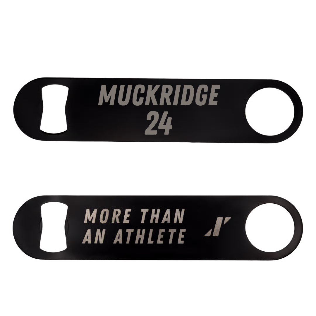 Soccer (M) Black Bottle Opener - #24 Evan Muckridge