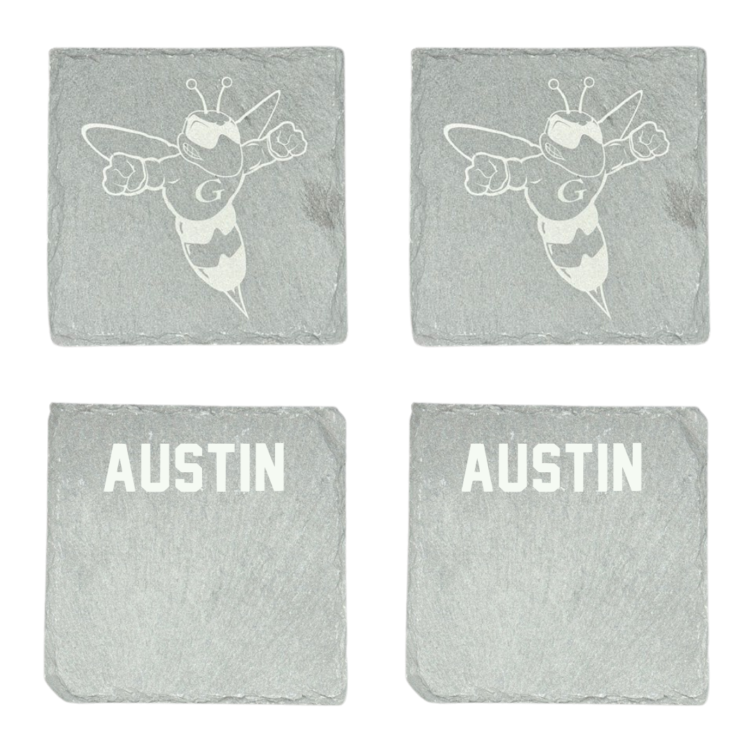Graceland University Football Stone Coaster (4 Pack)  - Sy Austin