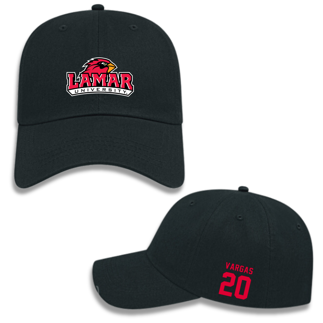 Lamar University Baseball Black Hat - #20 Jose Vargas
