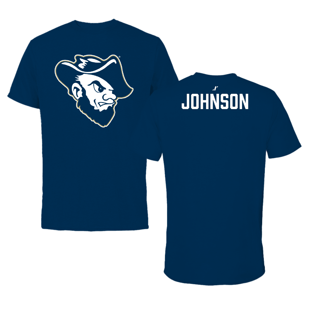 South Dakota Mines TF and XC Navy Performance Tee - Owen Johnson