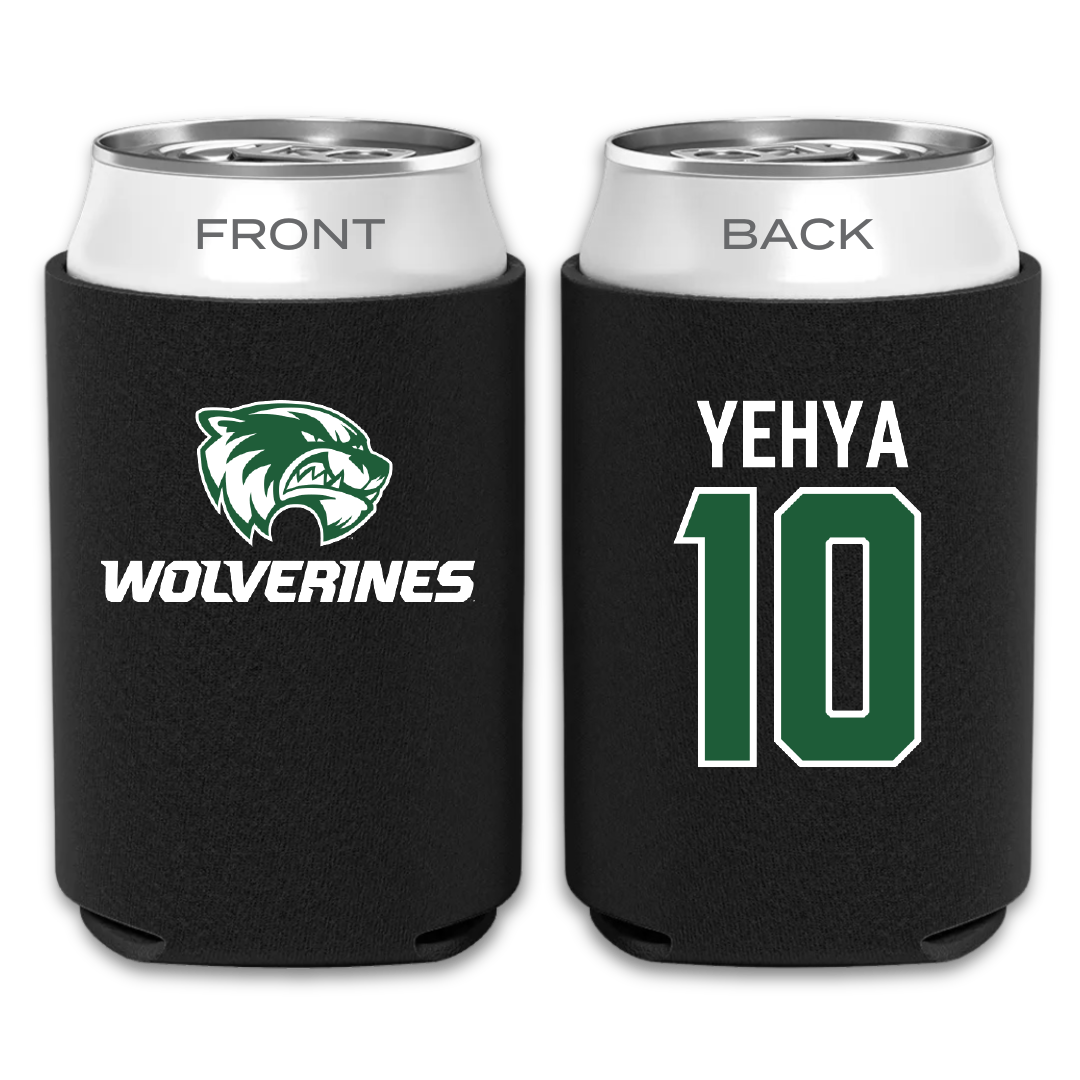 Utah Valley University Soccer Black Can Cooler - #10 Omar Yehya