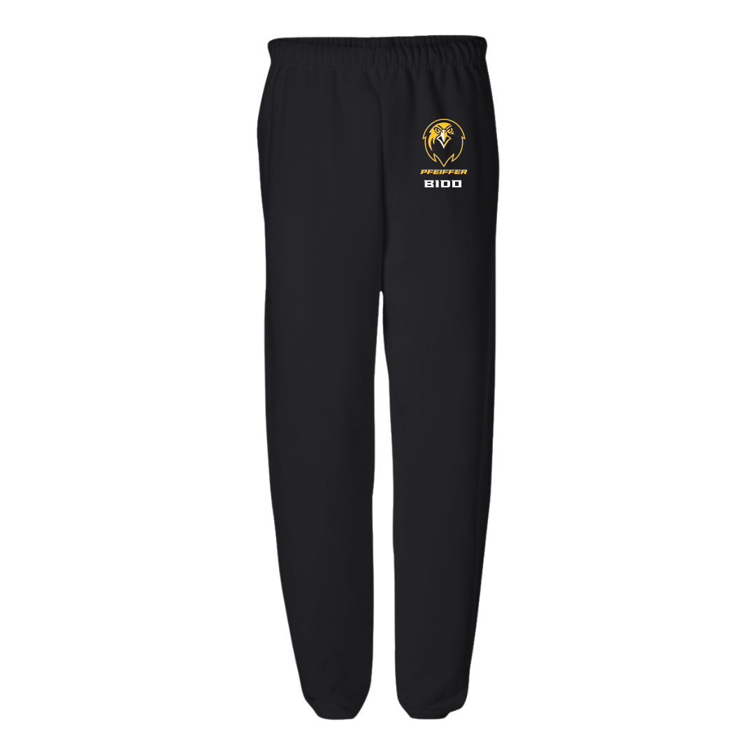 Pfeiffer University Soccer (W) Black Sweatpants - #10 Lily Bido