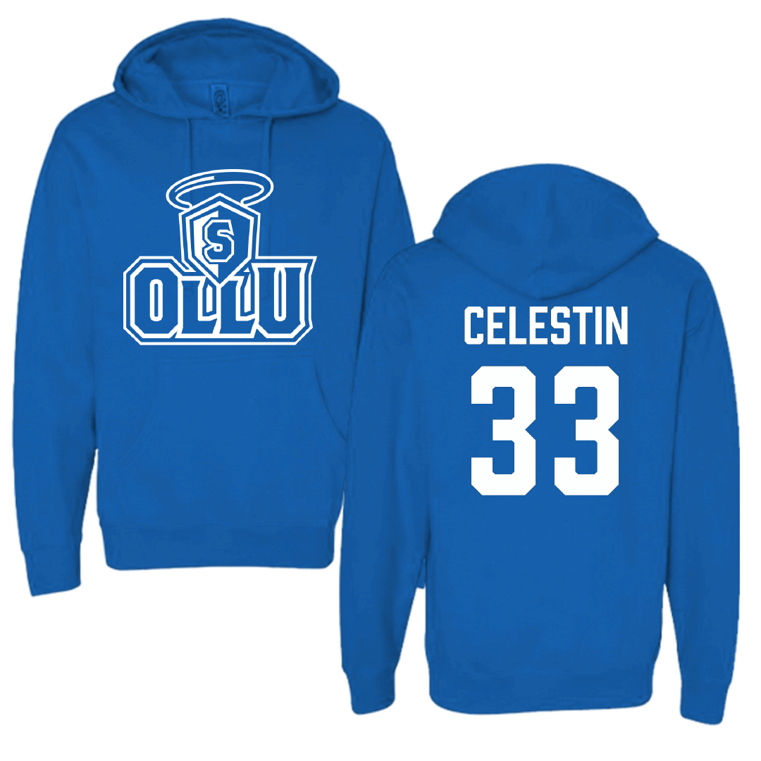 Our Lady of the Lake University Basketball (M) Blue Hoodie - #33 Arthur Celestin