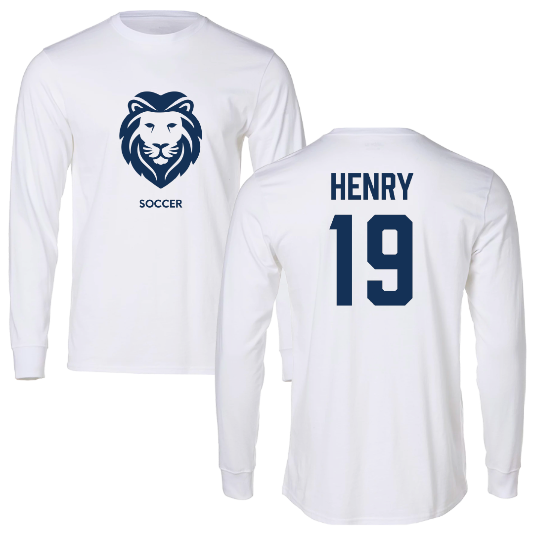Wallace State Community College Soccer (M) White Long Sleeve - #19 Ashton Henry
