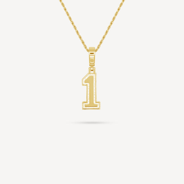 Gold Presidents Pendant and Chain - #1 Matt King