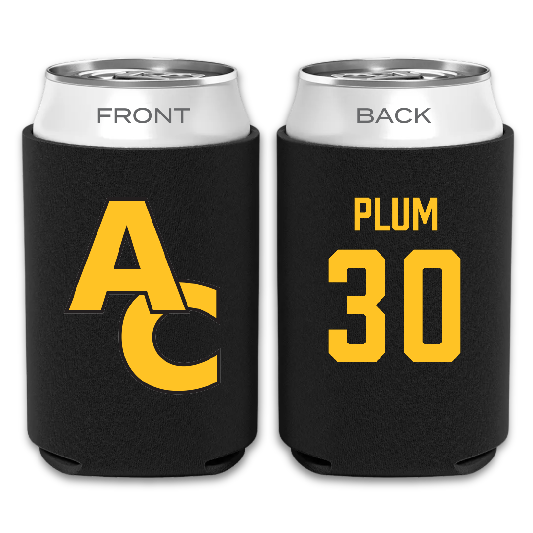Adrian College Lacrosse (M) Black Can Cooler - #30 Owen Plum