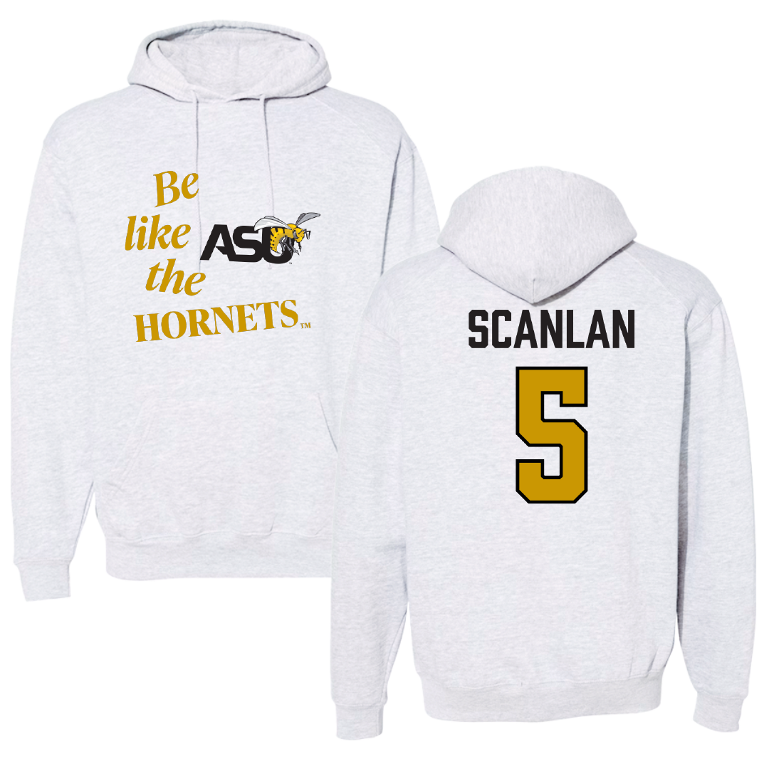 Alabama State University Volleyball Light Gray Be Like Us Hoodie - #5 Sierra Scanlan