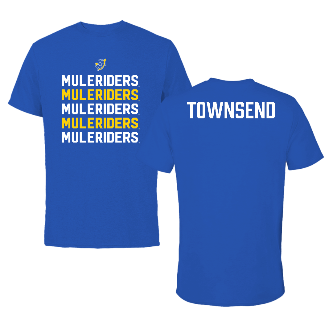 Southern Arkansas University TF and XC Blue General Tee - Tyrese Townsend