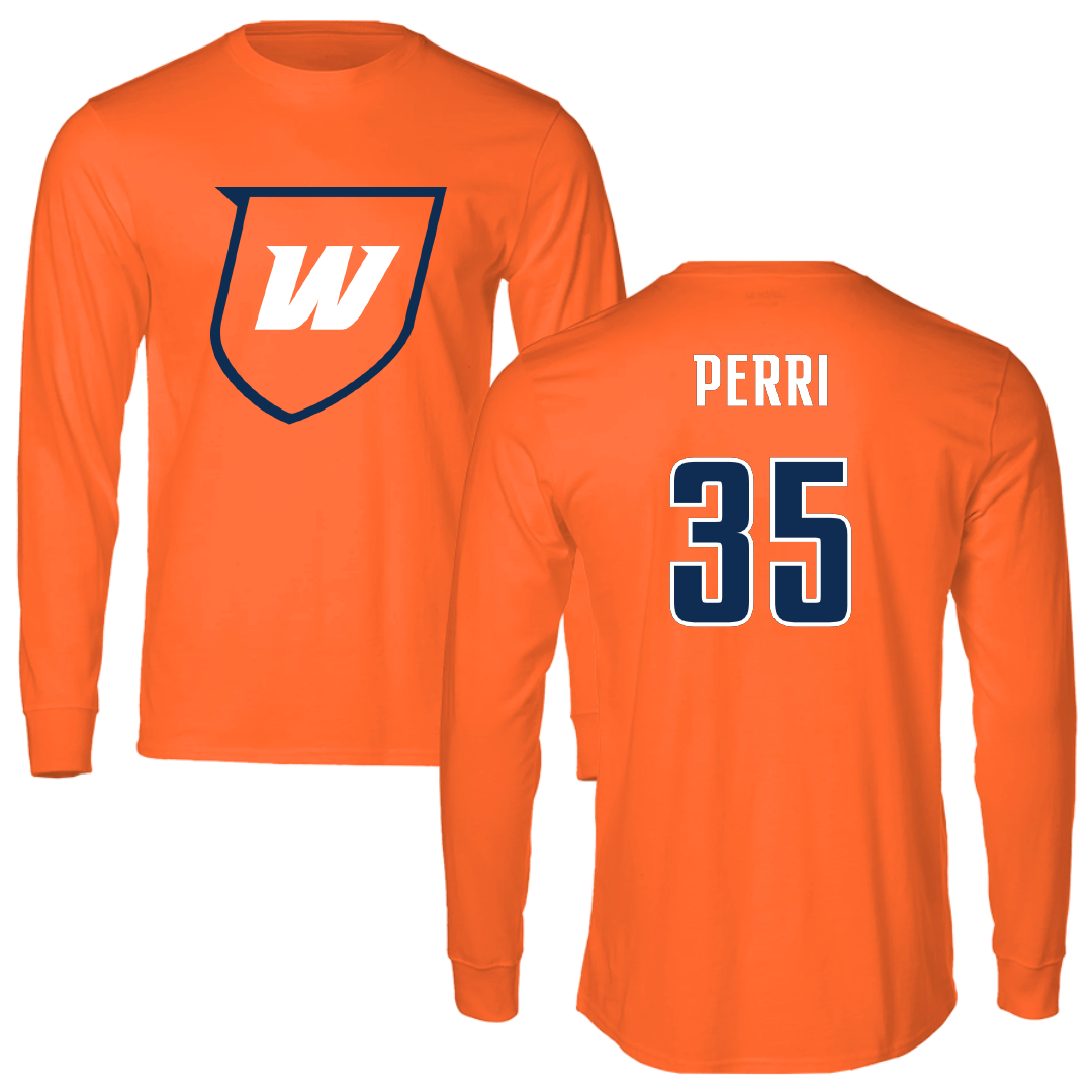Western Connecticut State University Lacrosse (W) Orange Wolves Long Sleeve - #35 Isabella Perri