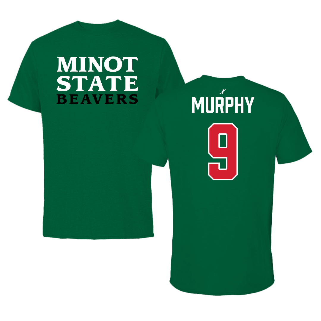 Minot State University Volleyball (W) Green Tee - #9 Olivia Murphy