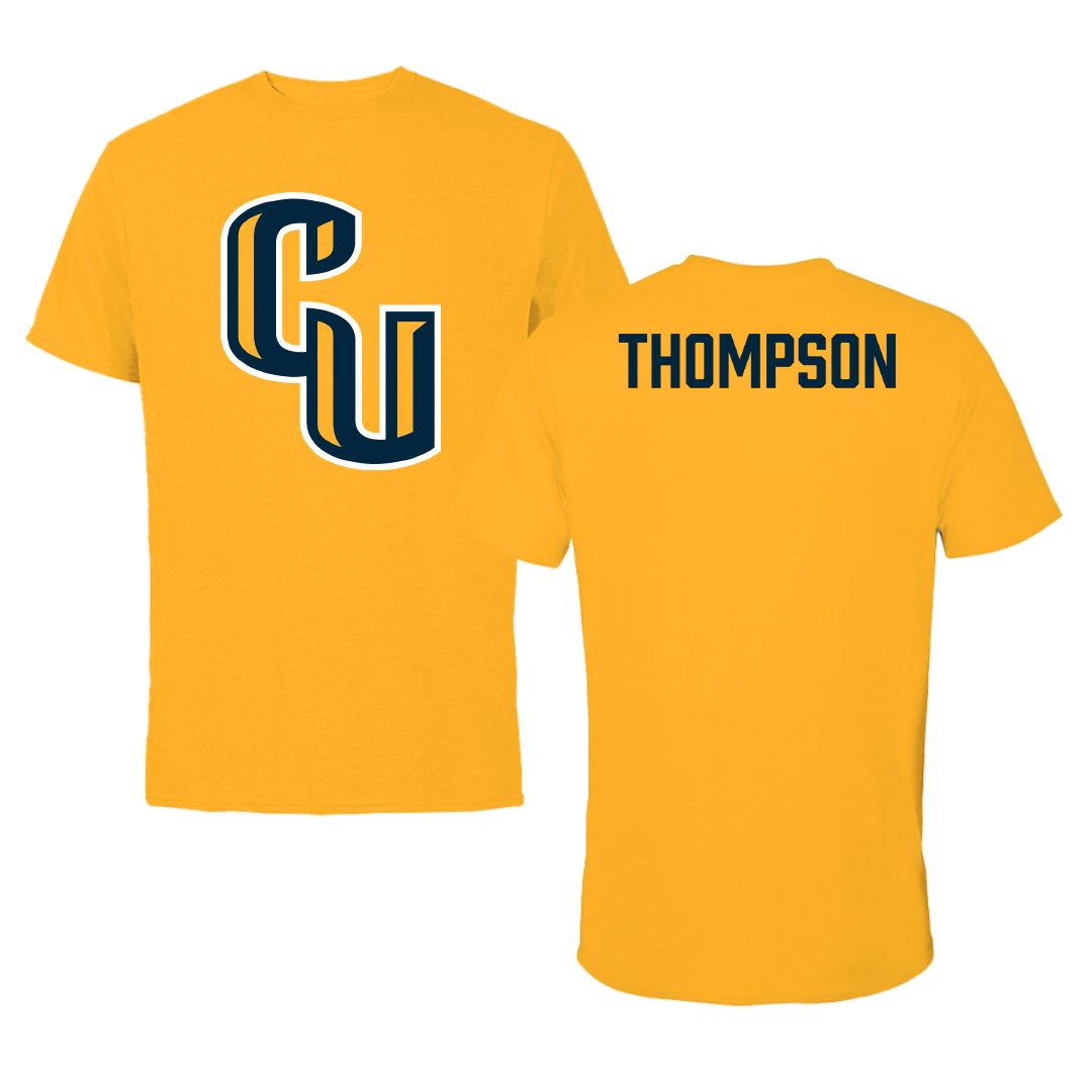 Cedarville University TF and XC Gold Performance Tee - Levi Thompson